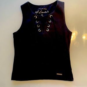 A&F Essentials Black Tank Top XS